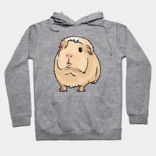 Cream with White Crested Guinea Pig Hoodie